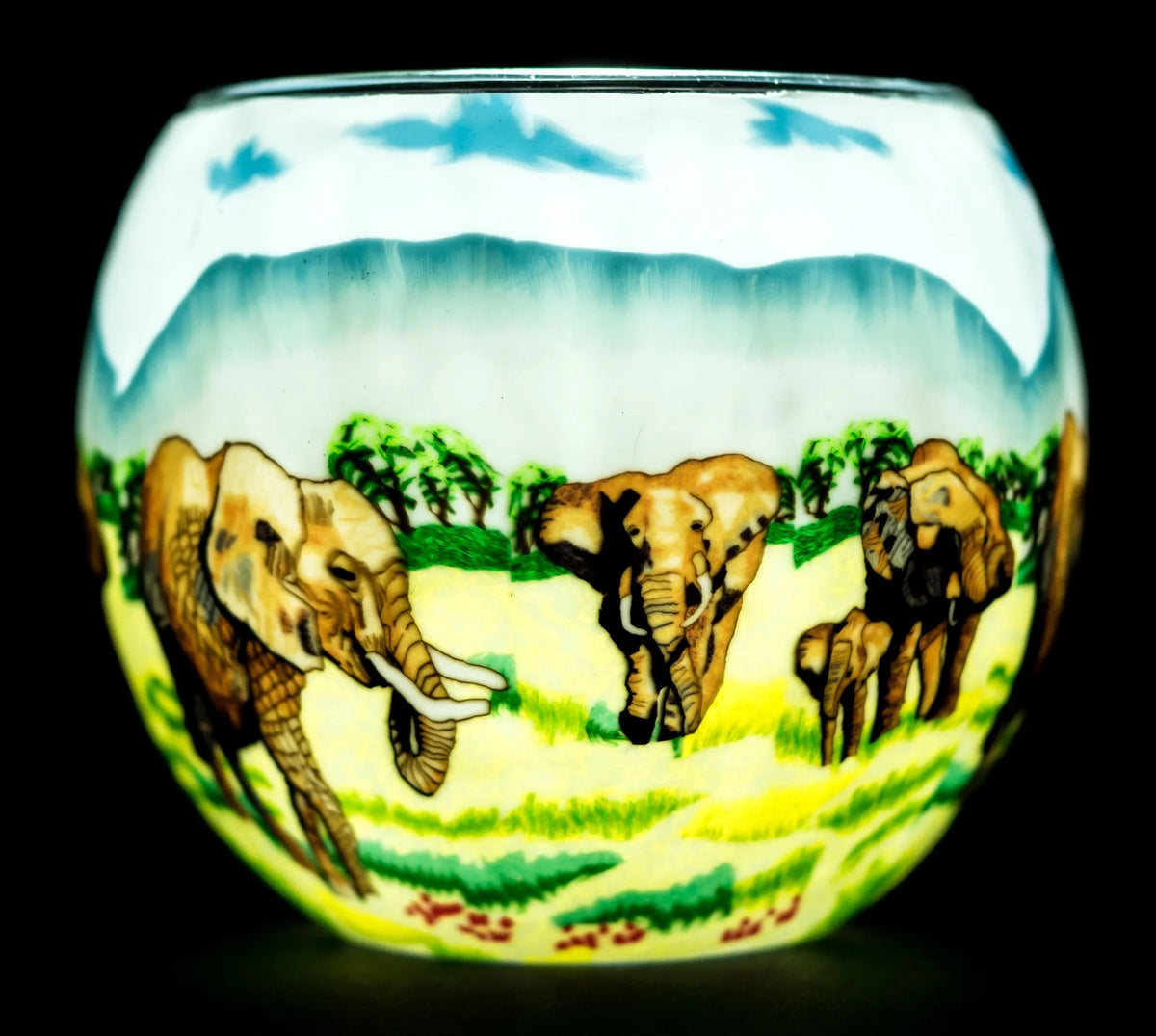 Elephant Family Light Globe + LED Base Bundle