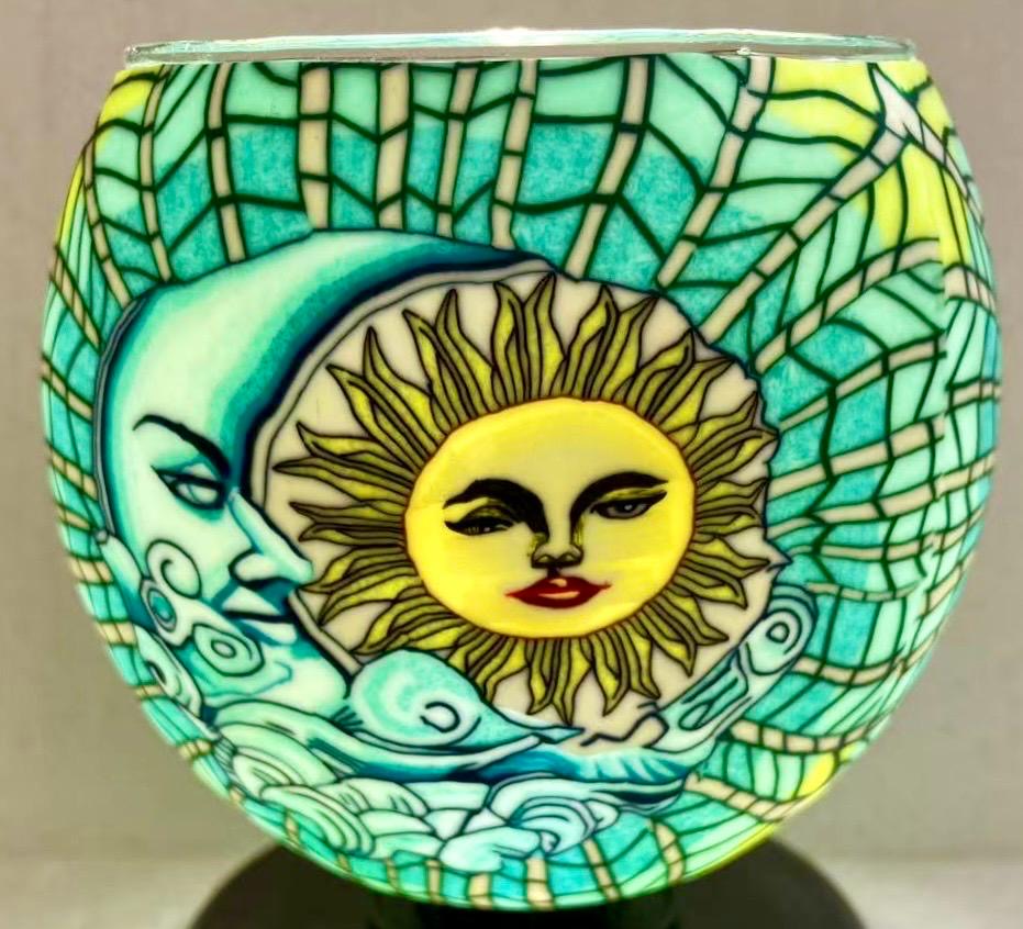 Sun & Moon Celestial Light Globe + LED Base Bundle