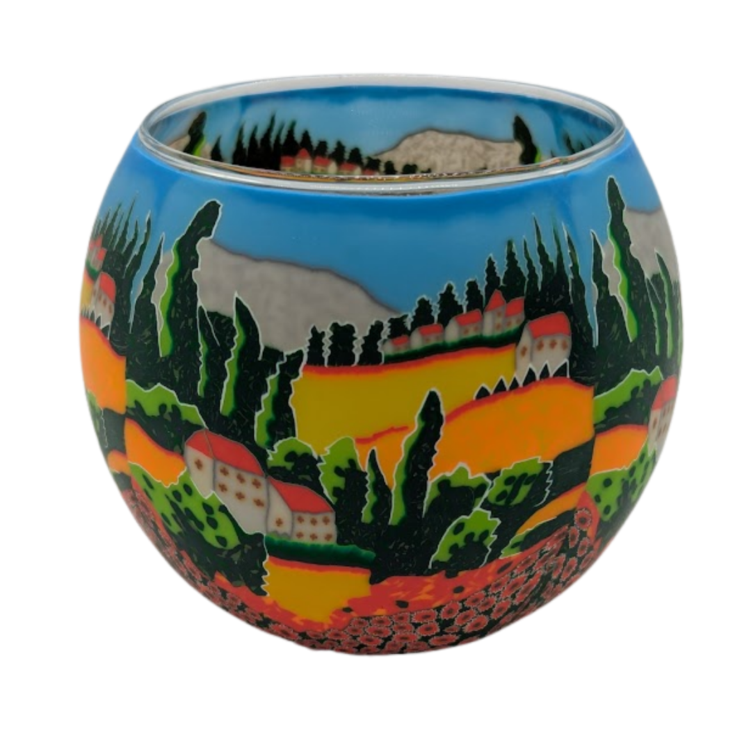Champs de coquelicots - Globe lumineux Claymaster