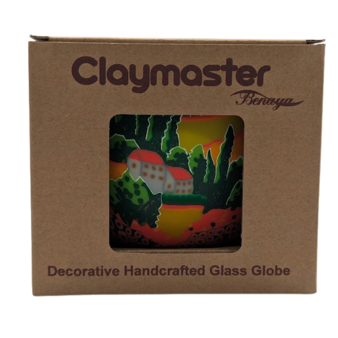 Champs de coquelicots - Globe lumineux Claymaster